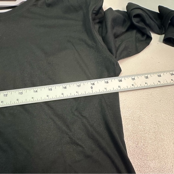 DG2 by Diane Gilman Black Long Sleeve Blouse - Picture 3 of 5